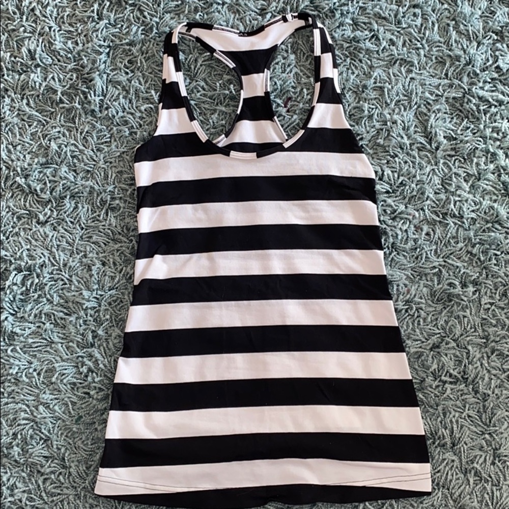 Lululemon striped tank top